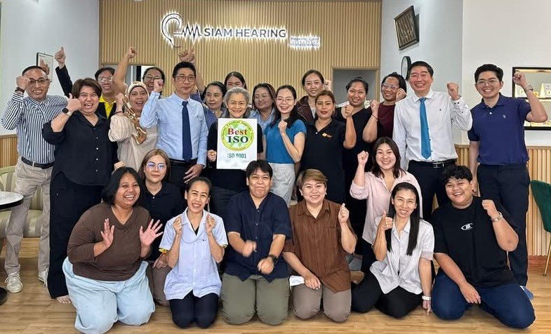 ปี 2568 : บริษัท สยาม เฮียร์ริ่ง จำกัด ได้รับการรับรองระบบมาตรฐาน ISO9001:2015  