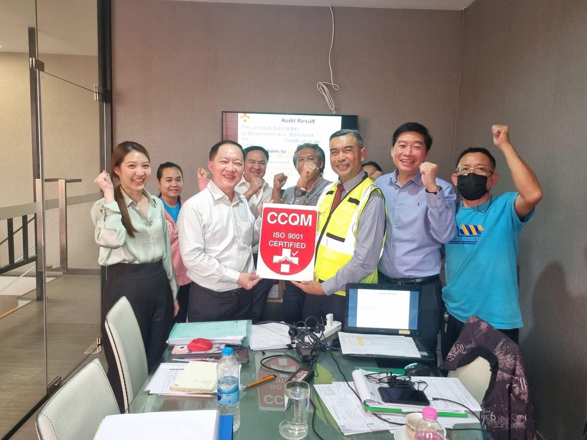 ปี 2568 : บริษัท ไทยวีเทพารักษ์ จำกัด ได้รับการรับรองระบบมาตรฐาน ISO9001:2015 