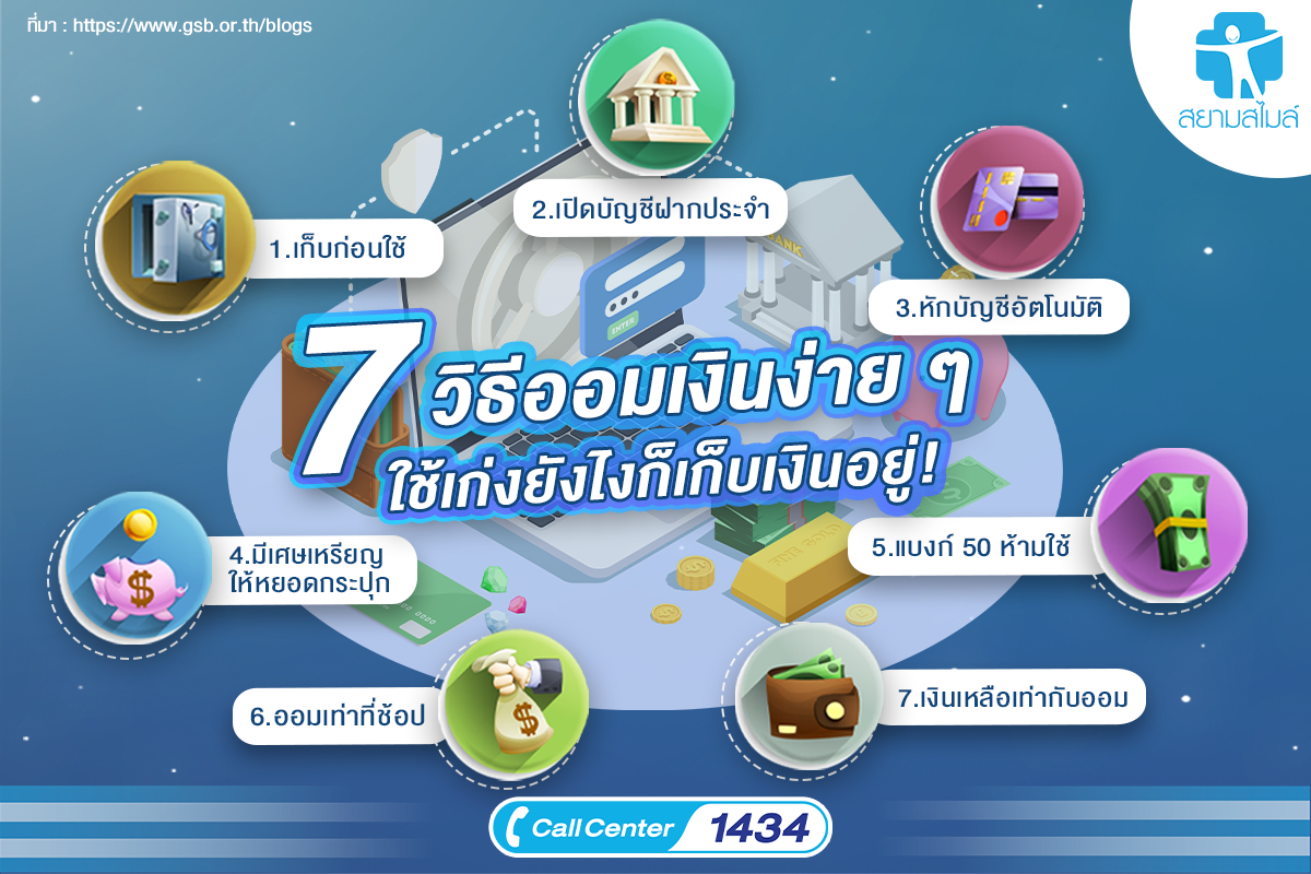 7 วิธีออมเงินง่าย ๆ ใช้เก่งยังไงก็เก็บเงินอยู่!