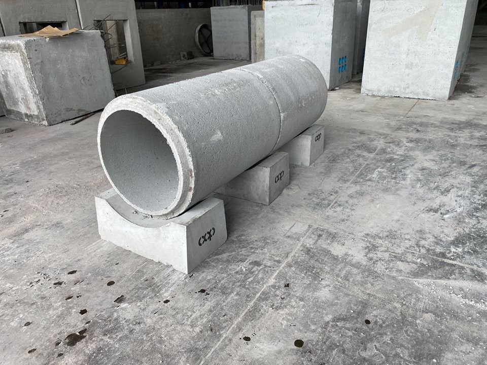 Concrete Pipe Supportors , Concrete pipe Sleeper หมอนรองท่อ 混凝土管枕 - ccp