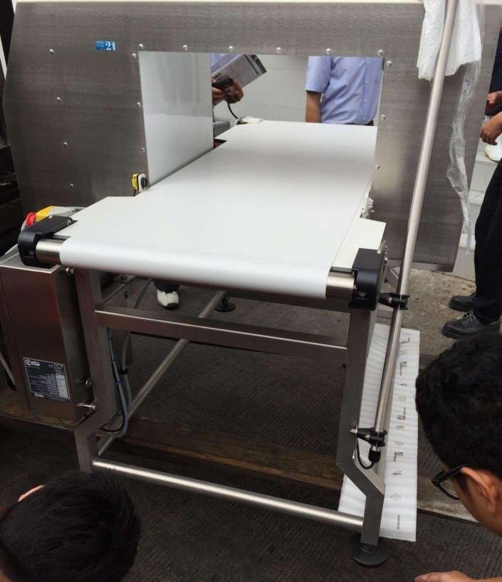 Metal detector for frozen chicken in pack (THS/MS21) @ Samutprakarn 
