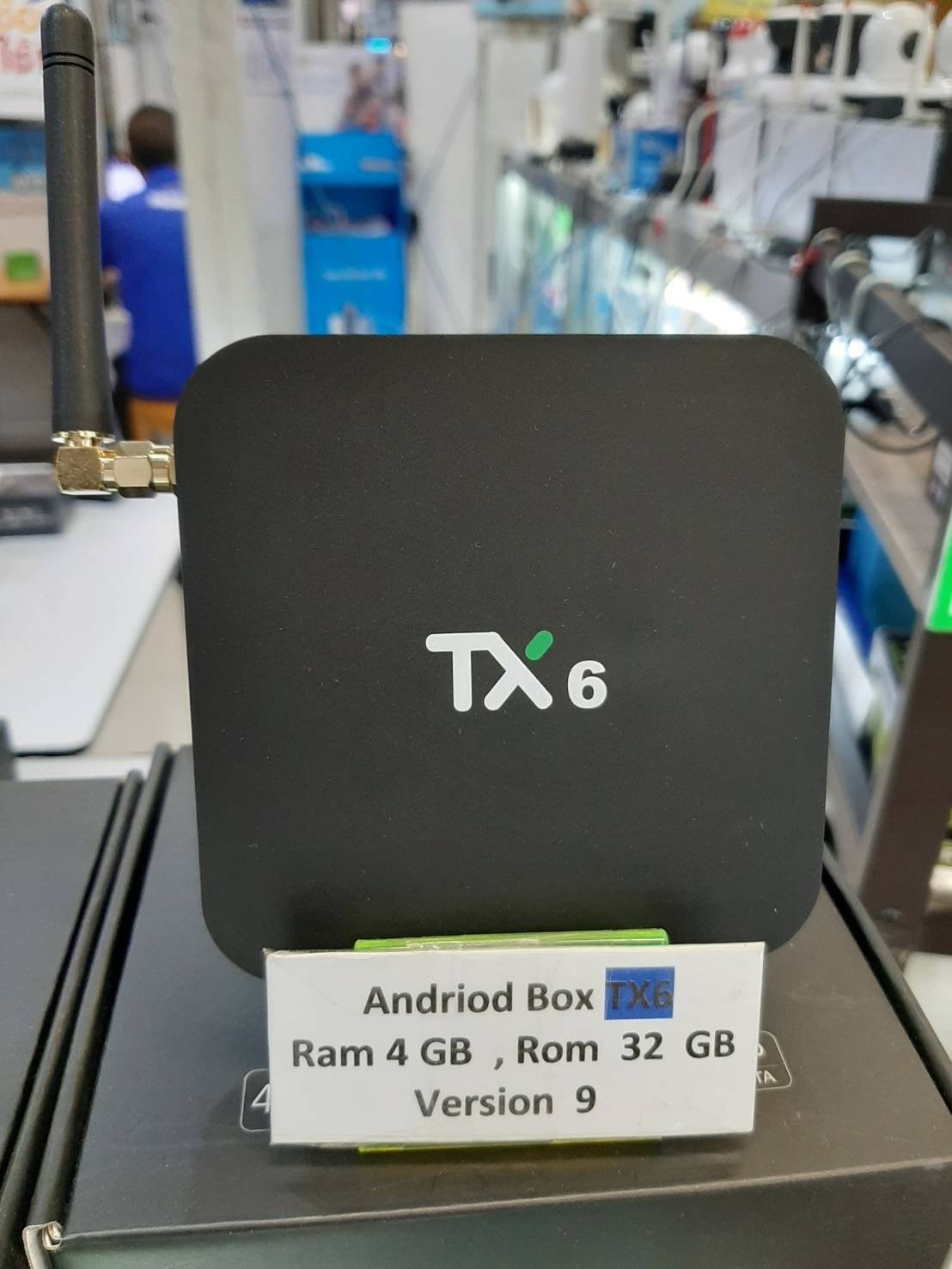 Android Box Version 9 Ram 4GB Rom 32GB ทีวีเป็นสมาร์ททีวี ดูหนัง ฟังเพลง เล่นเน็ต