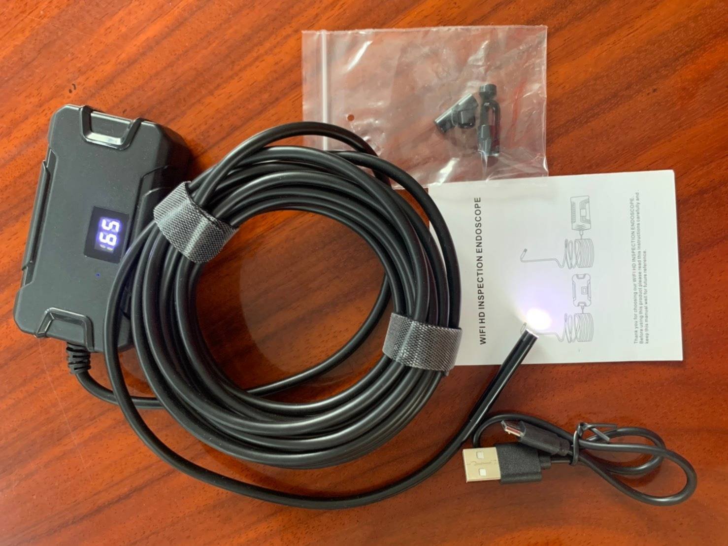 กล้องงู wifi ภาพคมชัด 1080P FHD สายยาว 5เมตร ไฟ led 8ดวง กันน้ำ สายพับงอได้ ดูออนไลน์ผ่านมือถือ กล้องงู wifi ภาพคมชัด 1080P FHD สายยาว 5เมตร ไฟ led 8ดวง กันน้ำ สายพับงอได้ ดูออนไลน์ผ่านมือถือ