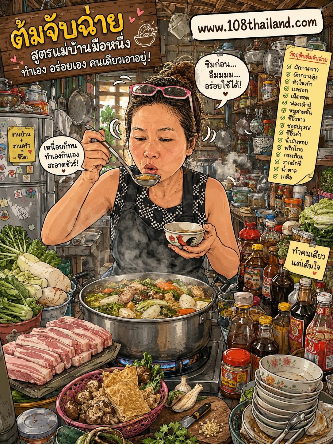 สูตร อาหารในตำนาน จับฉ่ายหม้อใหญ่ ขำอร่อยไม่ซ้ำใคร