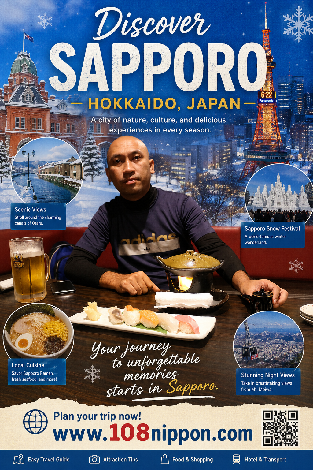 Discover Sapporo  เที่ยวซัปโปโระ ครบทุกไฮไลต์