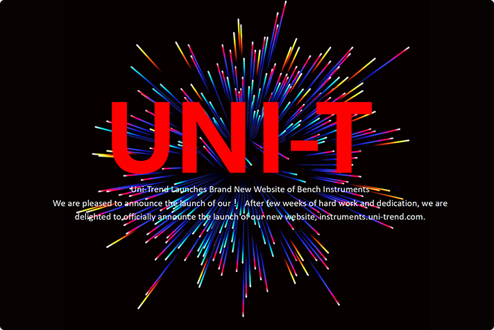 New Website of UNI-T Bench Instruments Launched  