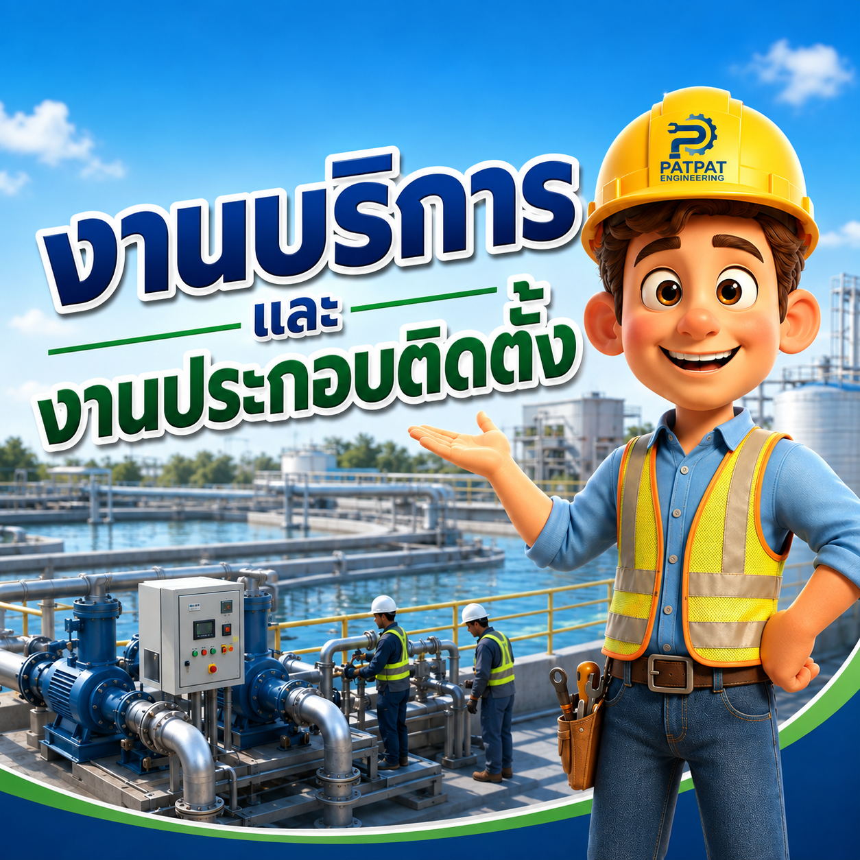 งานบริการและงานประกอบติดตั้ง
