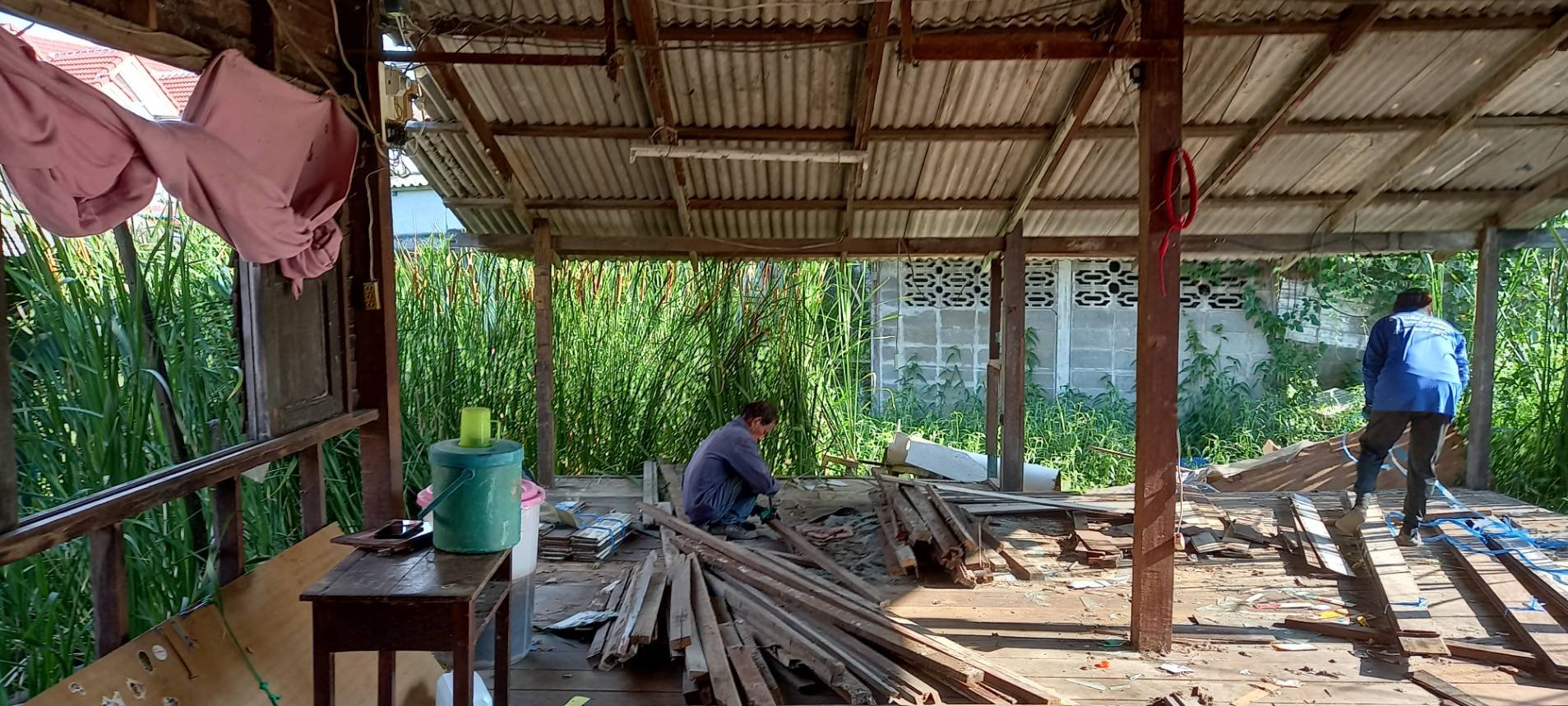 บ้านไม้เก่า ในโรงเรียน เทพศิรินทร์ สมุทปราการ