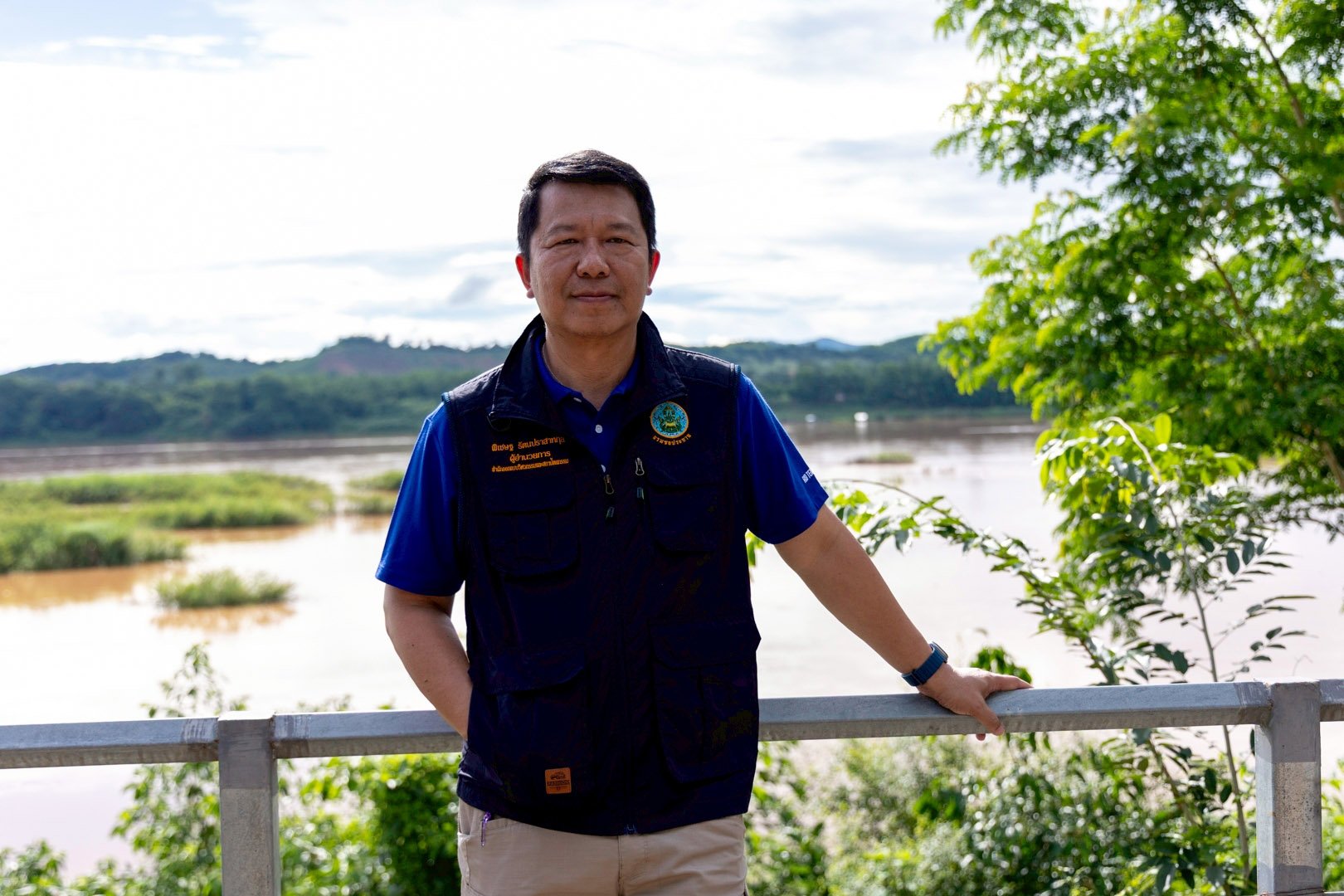 กรมชลประทาน ตรวจติดตามความคืบหน้าโครงการบริหารจัดการน้ำโขง เลย ชี มูล ระยะที่ 1 เตรียมความพร้อมออกแบบหัวงานแนวผันน้ำ