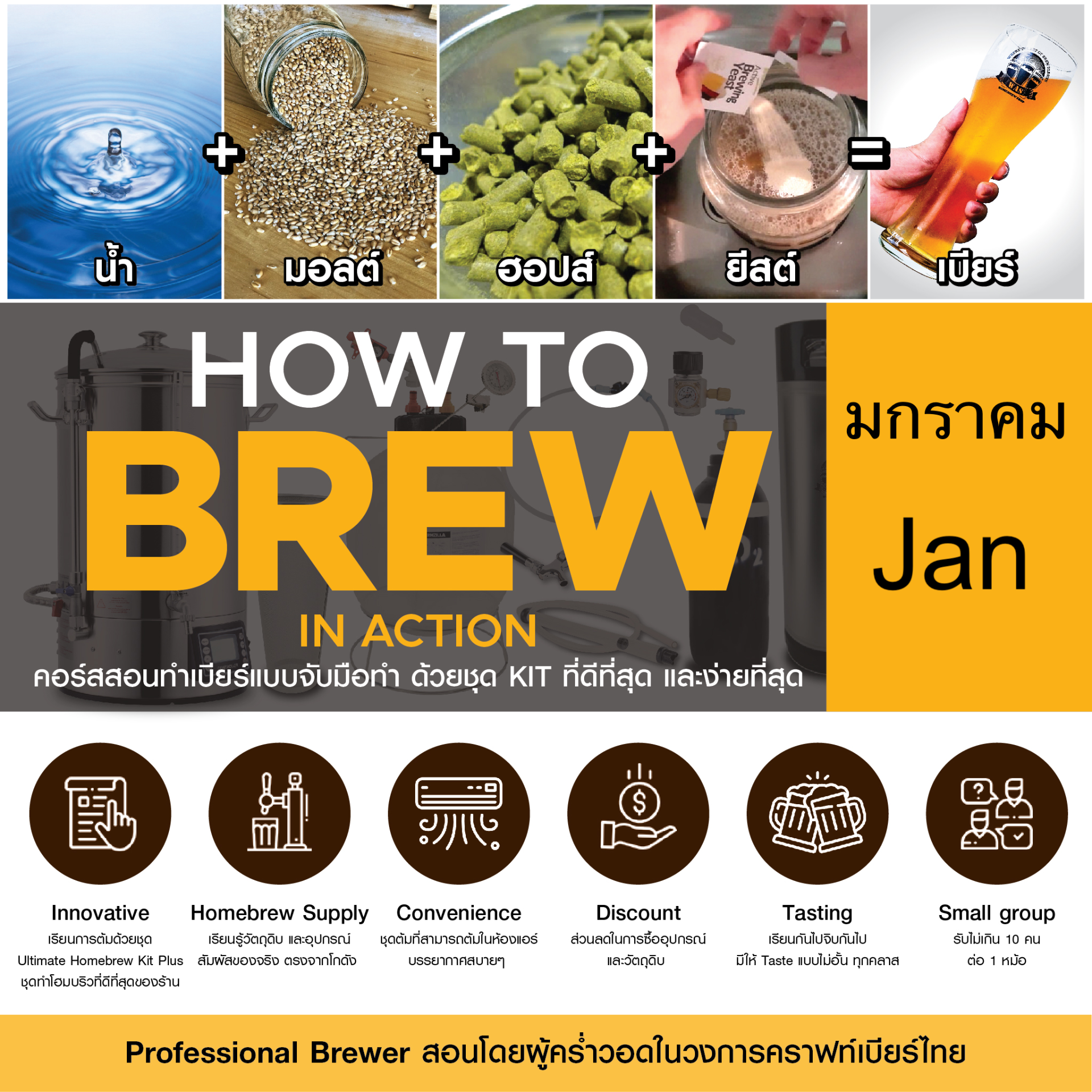 HOW TO BREW IN ACTION In January 2026 Onsite