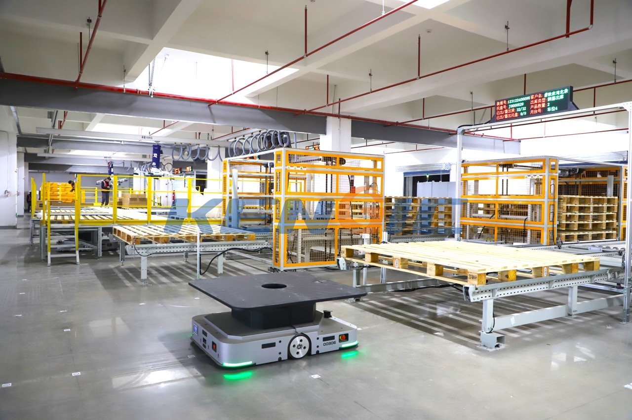 Furniture extra long pallet AGV