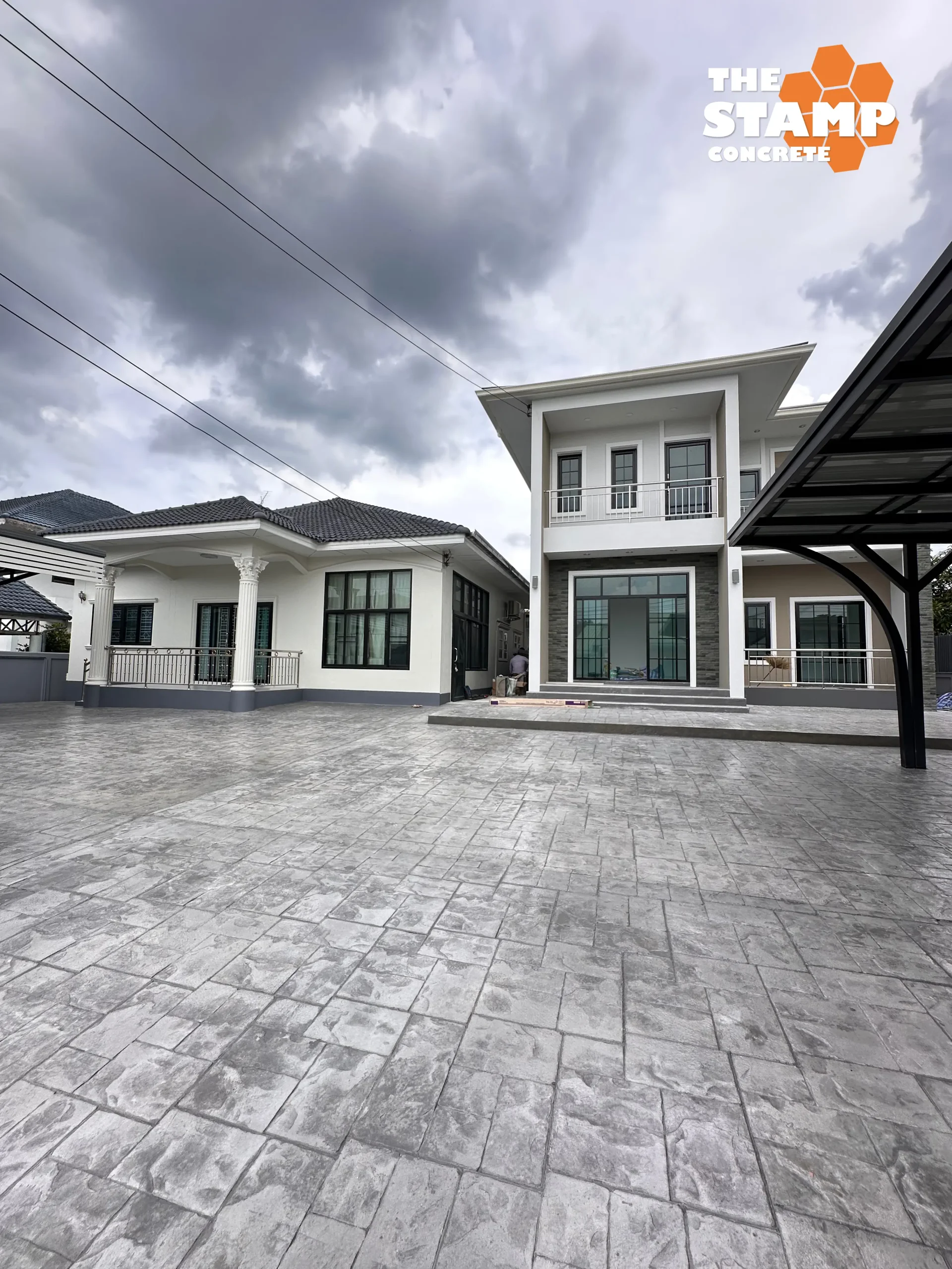 บ้านคุณต้อม จ.นครราชสีมา ลาย Ashlar Slate