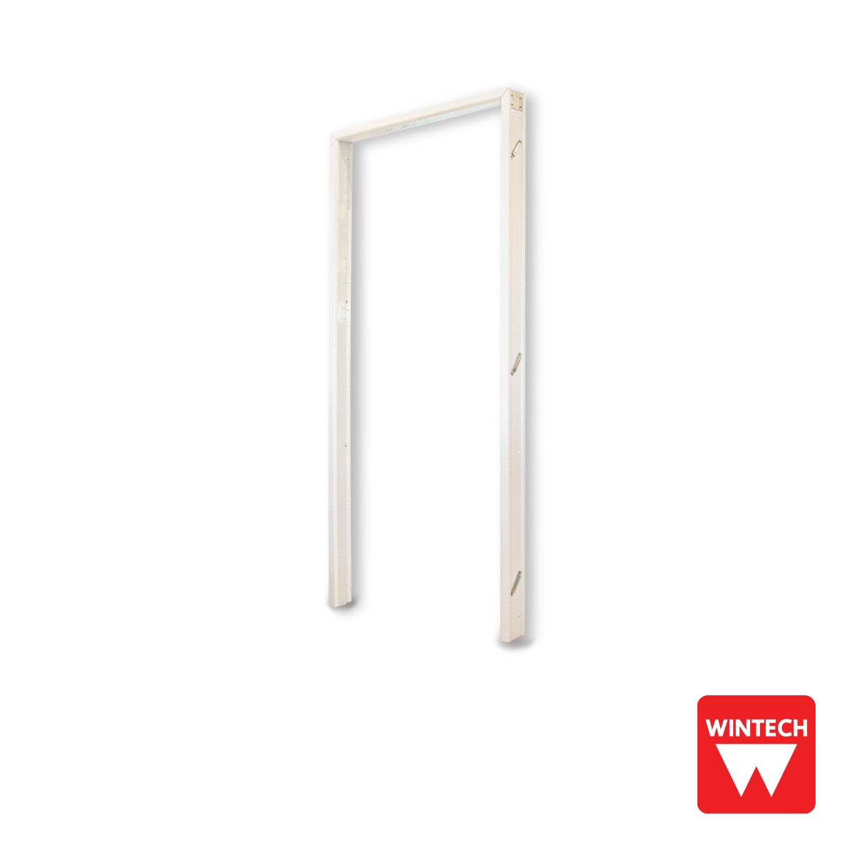 White PVC Door Frame with Wintech Frame Lining