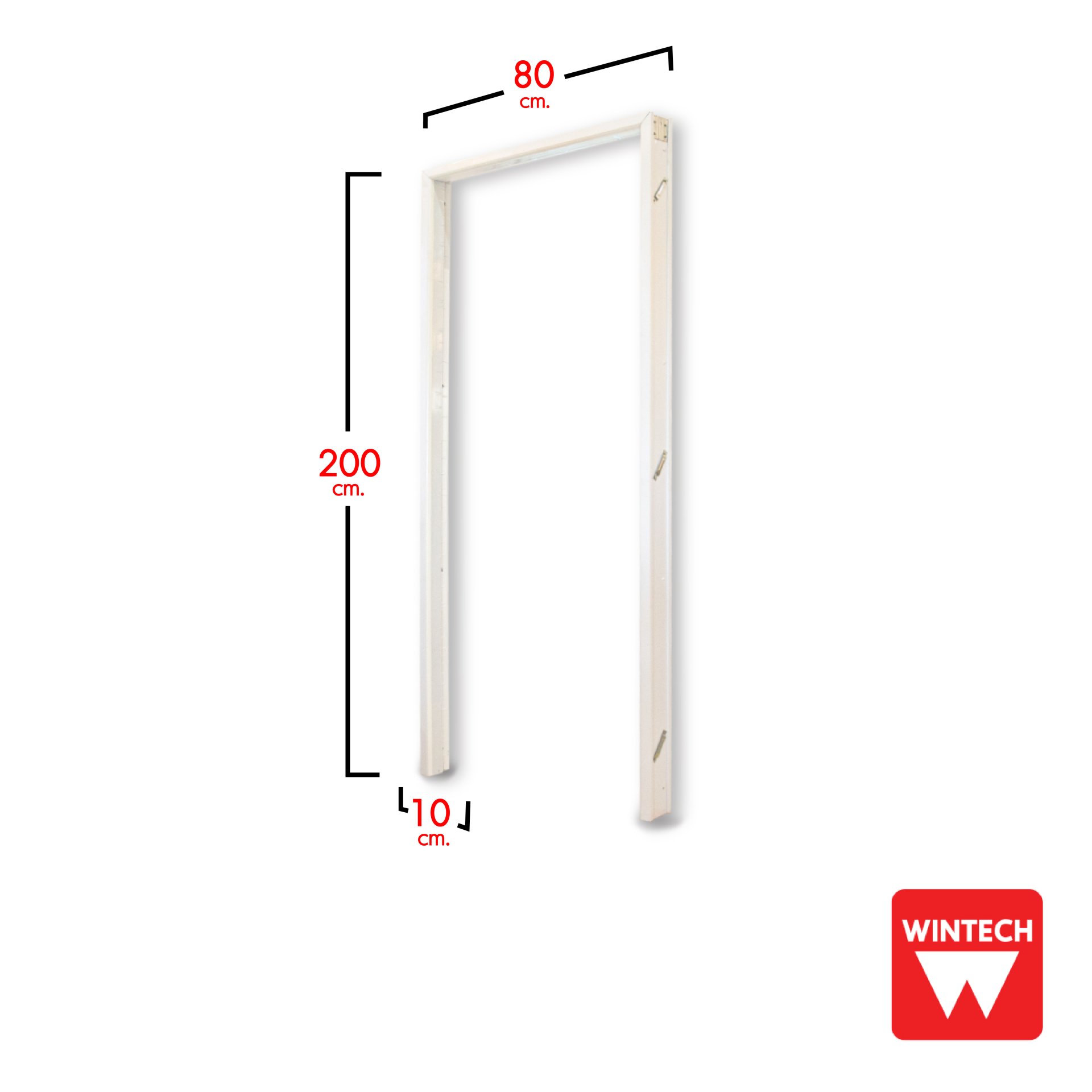 White PVC Door Frame with Wintech Frame Lining - rakangthonggroup