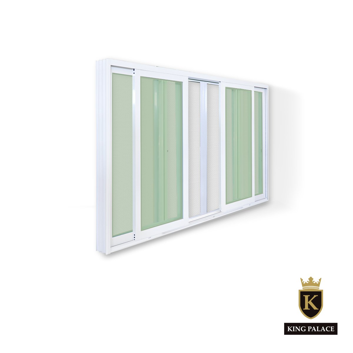 Premium Grade Stainless Steel Screened Sliding Window