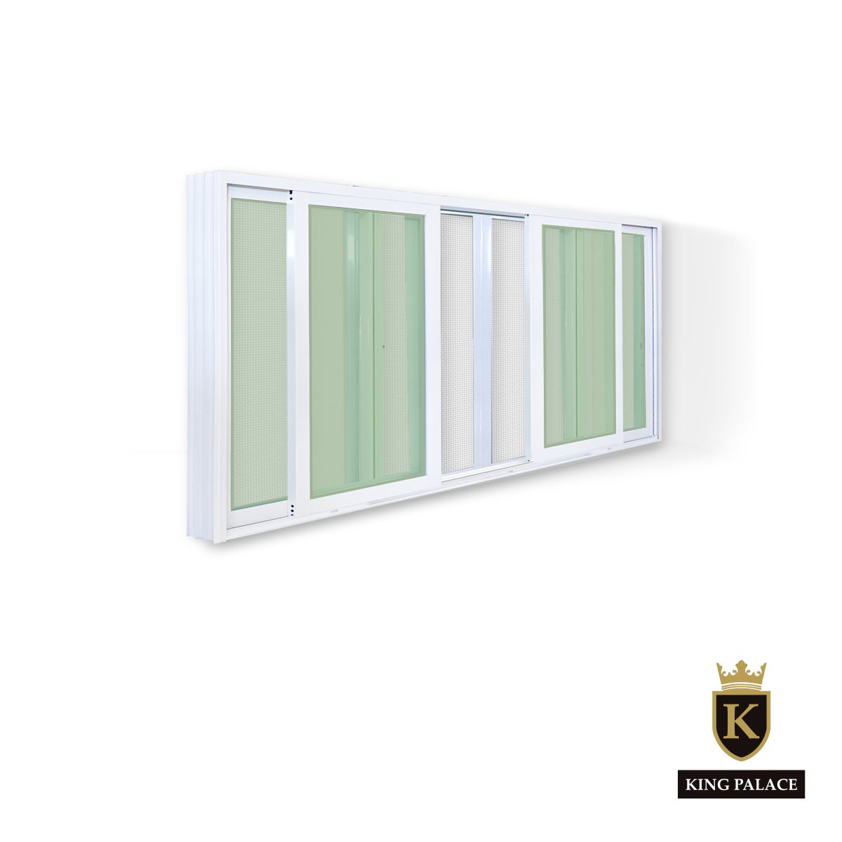 Premium Grade Stainless Steel Screened Sliding Window