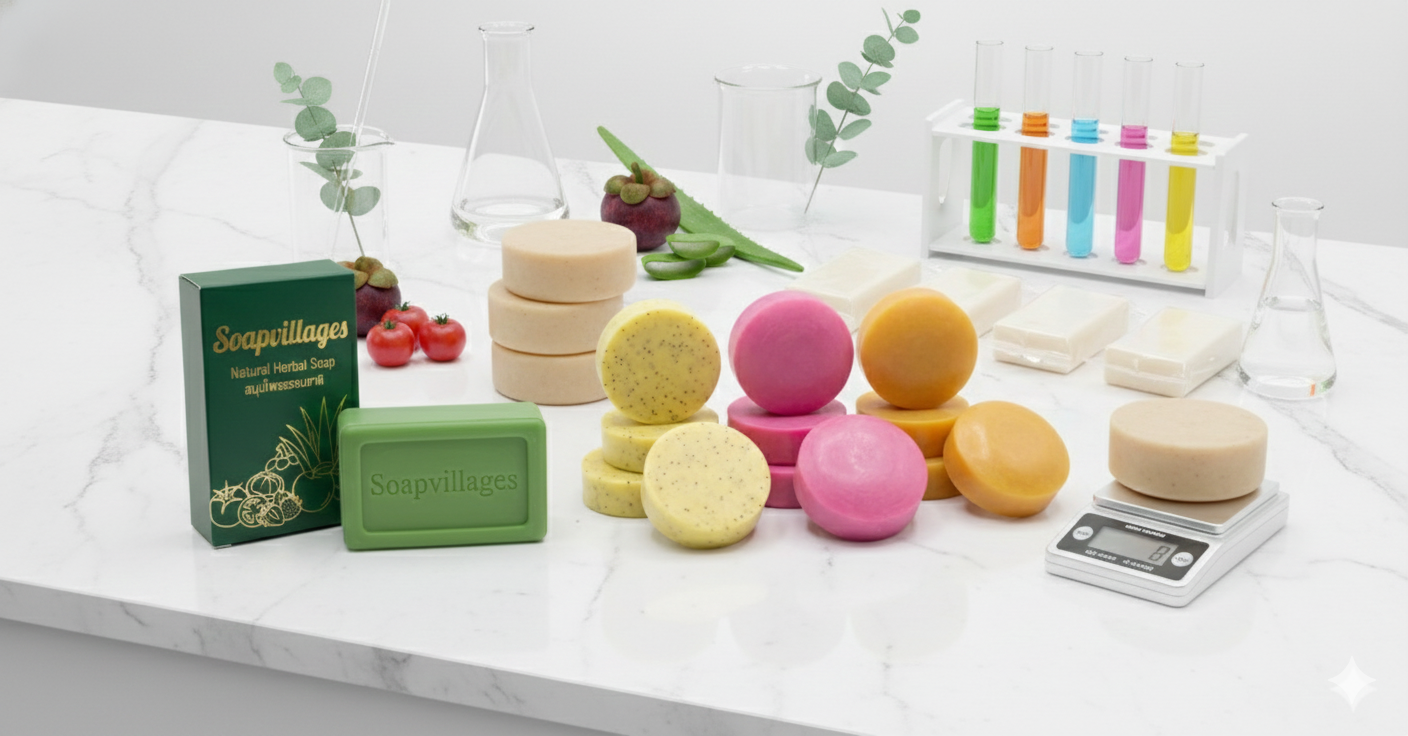 โรงงานผลิตสบู่ รับทำแบรนด์สบู่ OEM มาตรฐานส่งออก