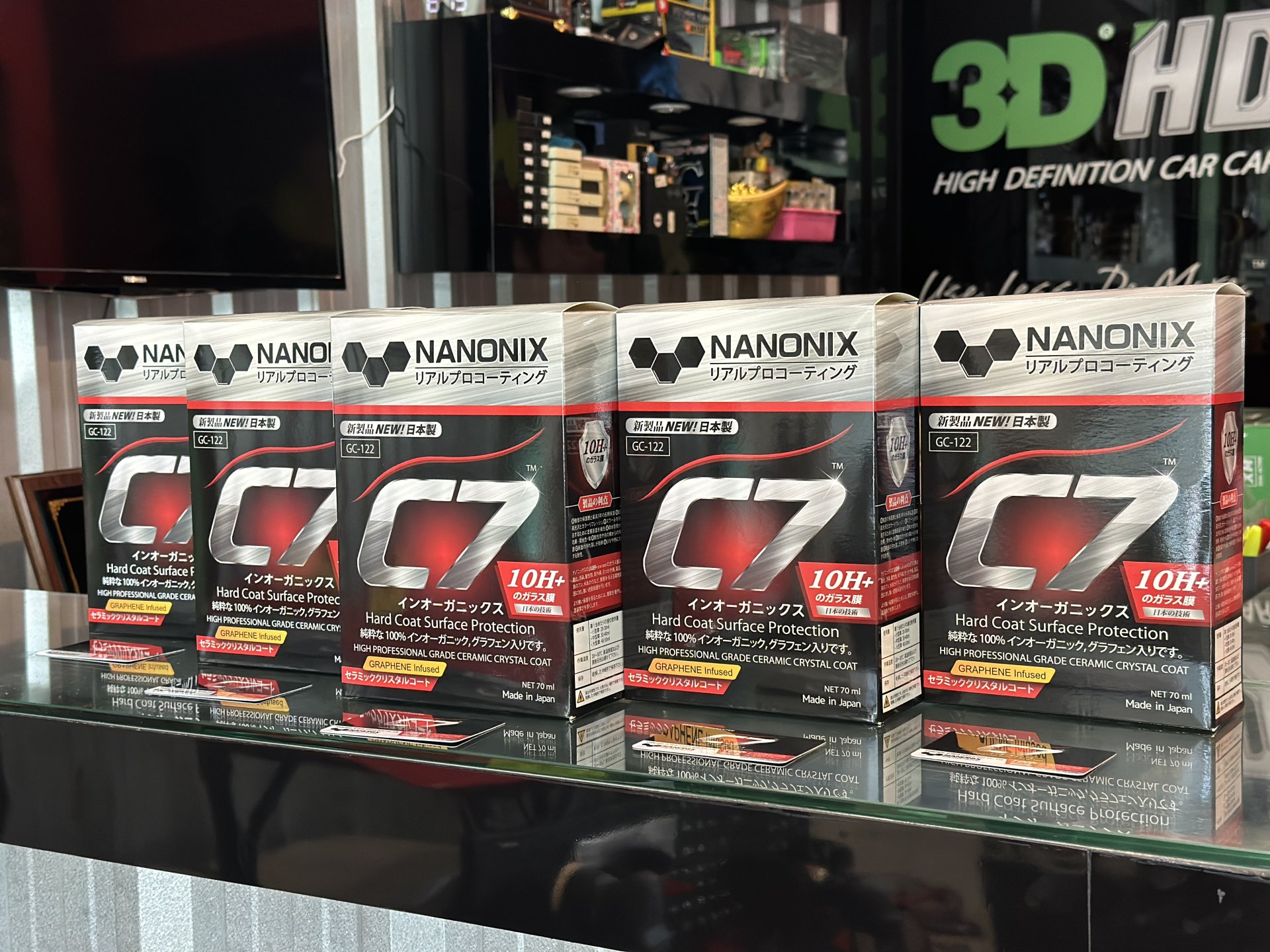 NANNONIX C7 เคลือบแก้วพร้อมบัตรรับประกัน