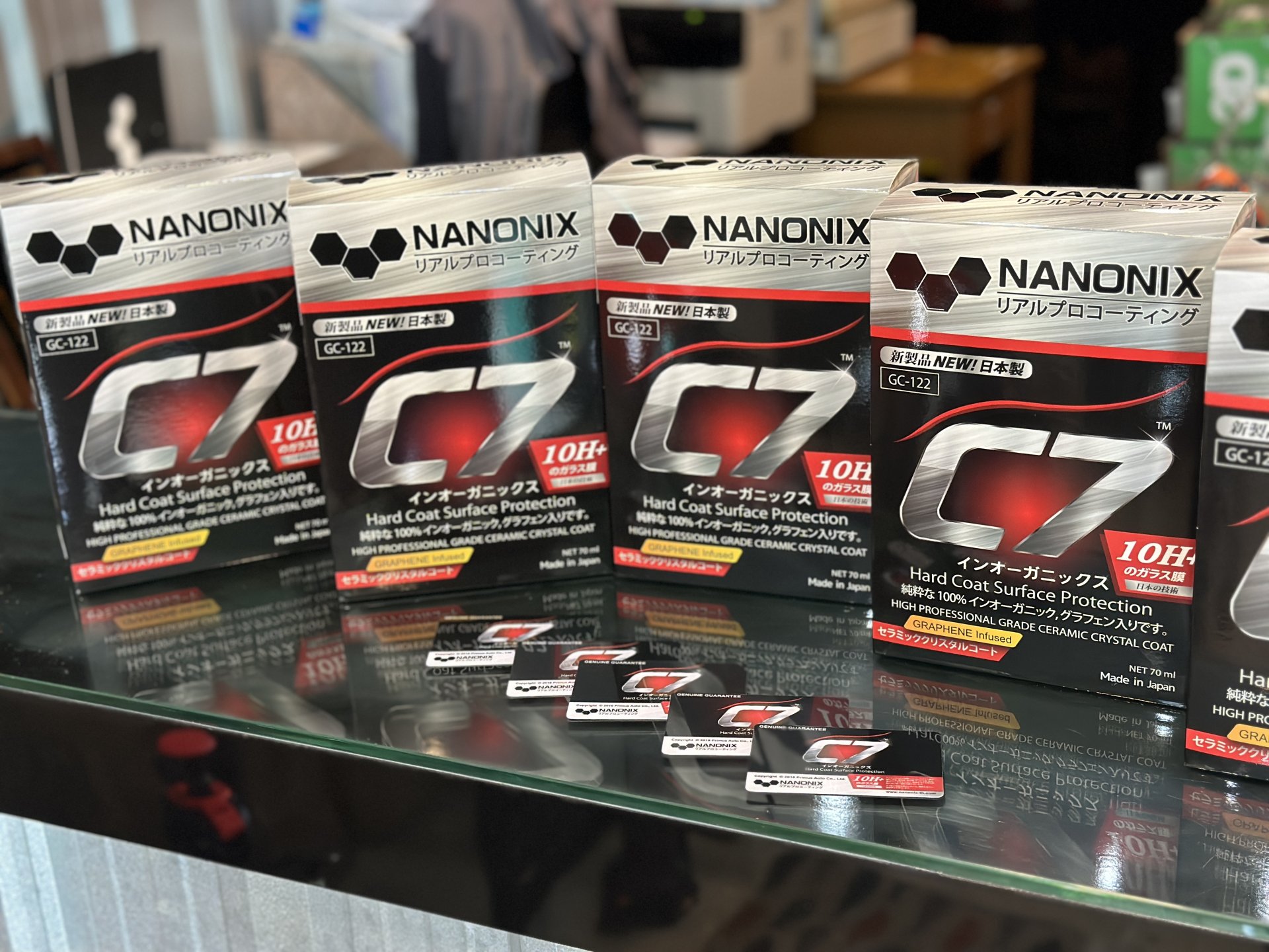 NANNONIX C7 เคลือบแก้วพร้อมบัตรรับประกัน