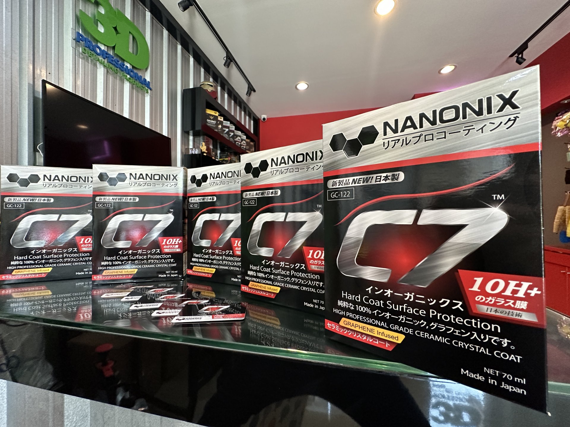 NANNONIX C7 เคลือบแก้วพร้อมบัตรรับประกัน