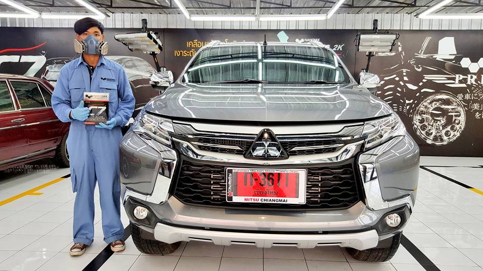 เคลือบแก้วเซรามิค C7 NANONIX - Ceramic Crystal Coating รถ Mitsubishi Pajero 