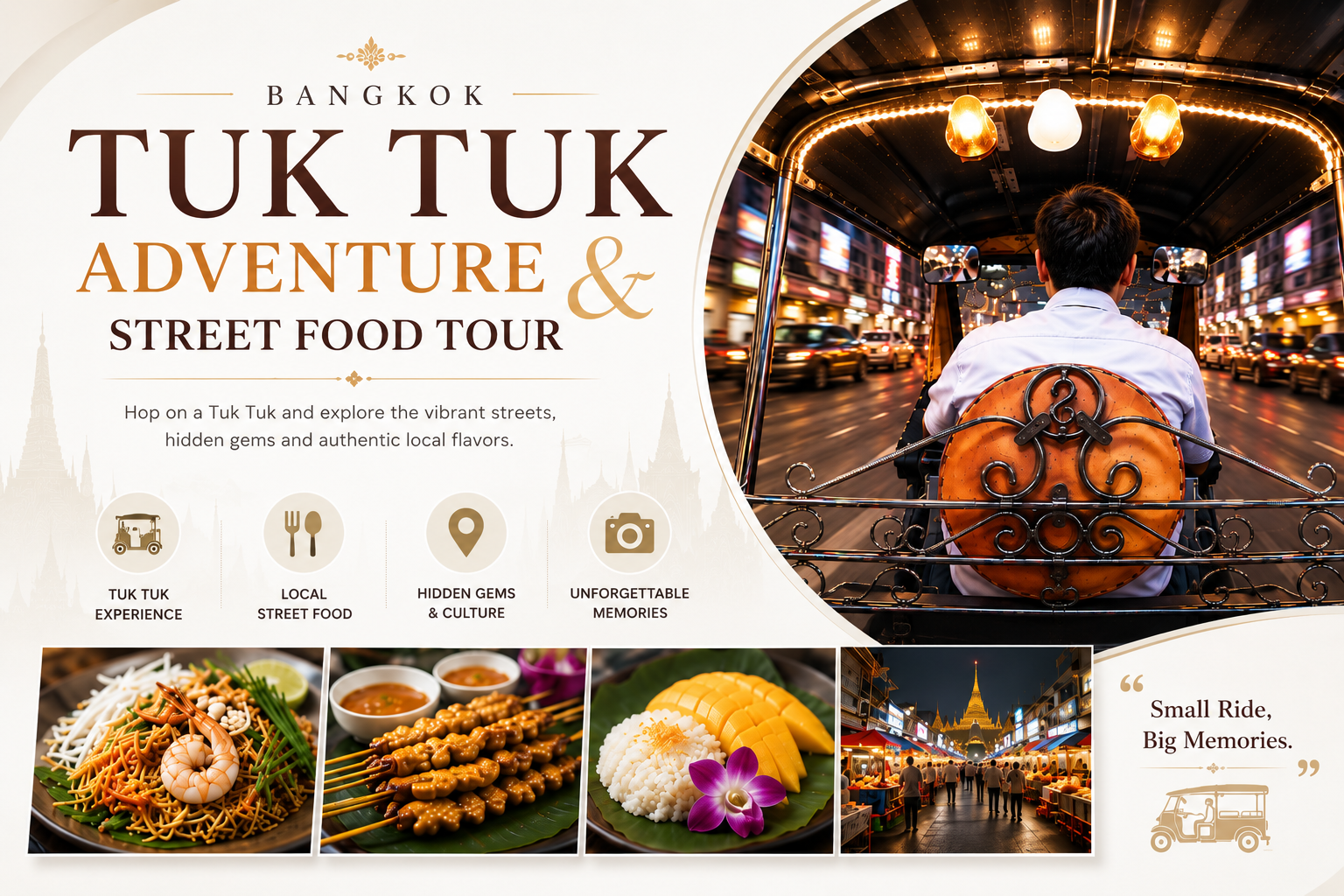 Tuk Tuk Adventure & Street Food Tour