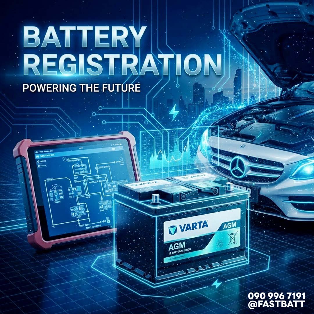 ทำไมเปลี่ยนแบตเตอรี่รถยุโรป ต้อง Register แบตเตอรี่