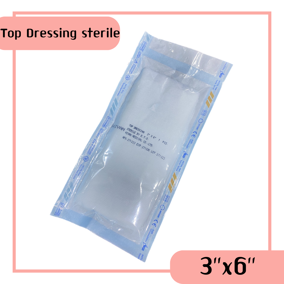 Top Dressing sterile HIVAN ขนาด 3”x6” (50ซอง/ห่อ)