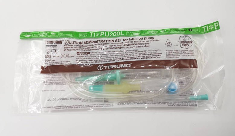 ชุดให้น้ำเกลือผู้ใหญ่สำหรับเครื่อง INFUSION PUMP ยี่ห้อ TERUMO (PU200L) 20 Drops