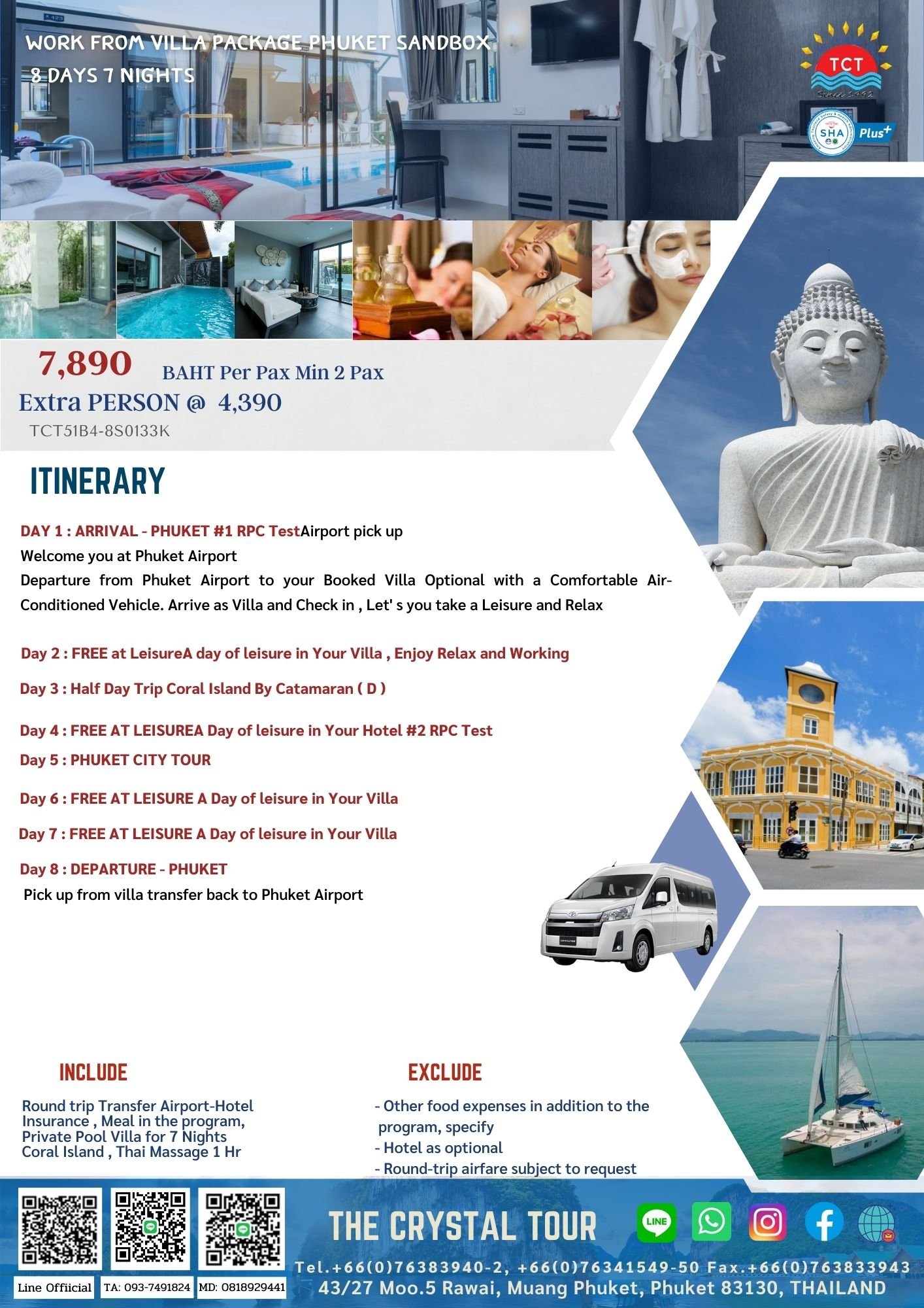 8D7N Work From Villa Package PHUKET SANDBOX
