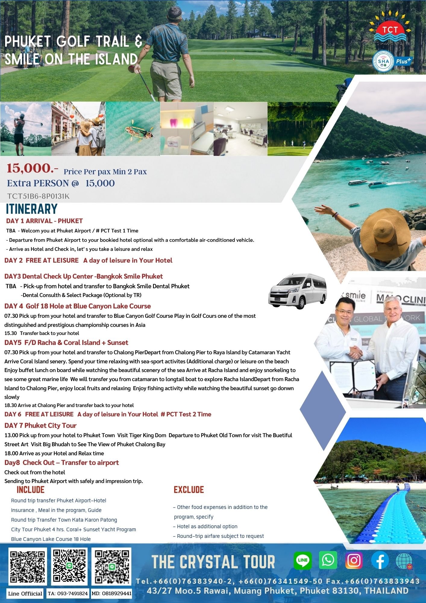 3D2N Phuket Golf Trail & Smile on The Island