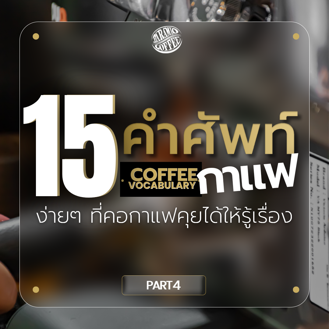 15 คำศัพท์กาแฟควรรู้ ที่คอกาแฟคุยได้ให้รู้เรื่อง #PART 4