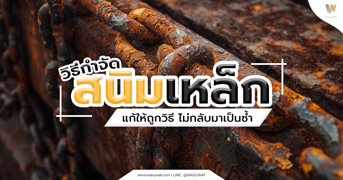 กำจัดสนิมเหล็กอย่างมืออาชีพ เคล็ดลับลบรอยสนิมและป้องกันสนิมถาวร