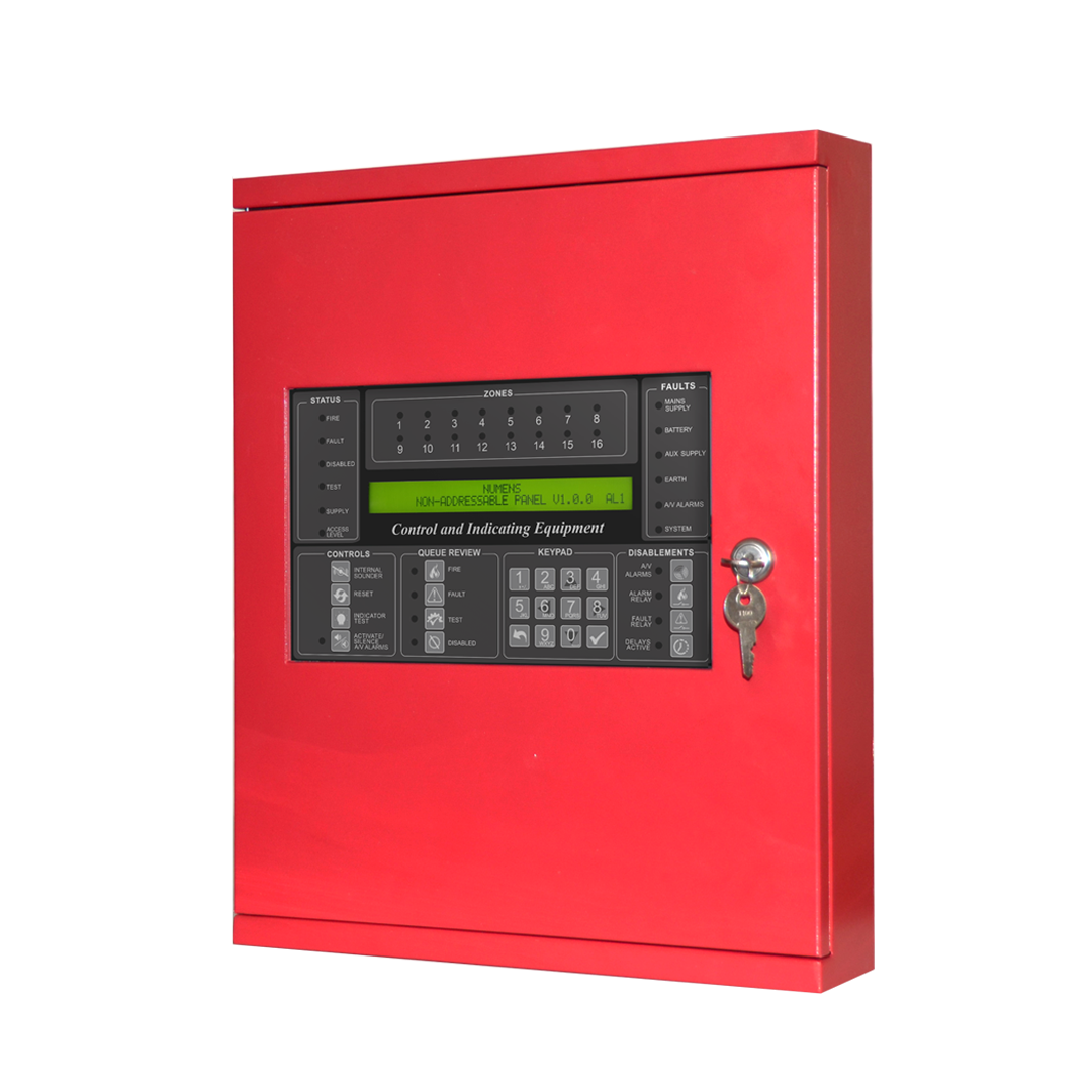 Fire Alarm Control Panel 16 Zones LCD Display