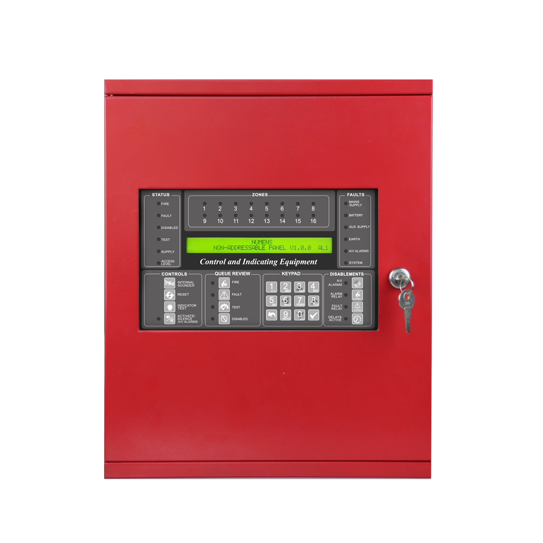Fire Alarm Control Panel 8 Zones LCD Display - numensthailand