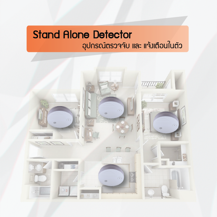 Stand Alone Detectors อุปกรณ์ตรวจจับ และ แจ้งเตือนในตัว Stand Alone Detectors อุปกรณ์ตรวจจับ และ แจ้งเตือนในตัว