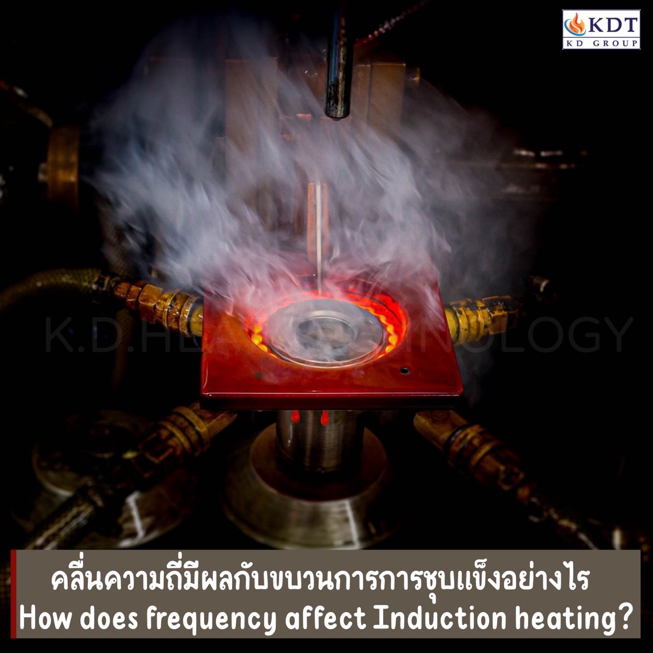 How does frequency affect Induction heating?