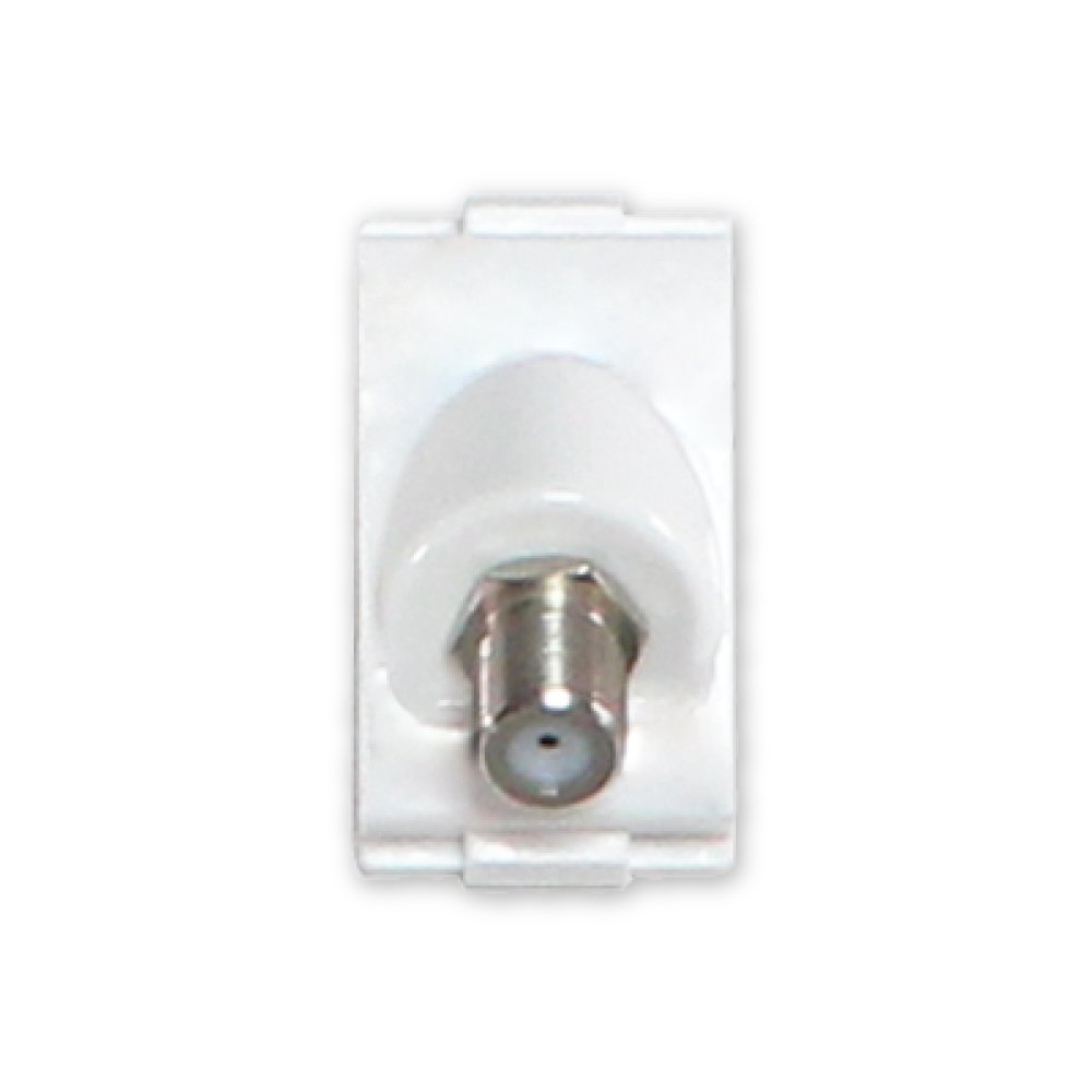F-Type Connector Socket White Color