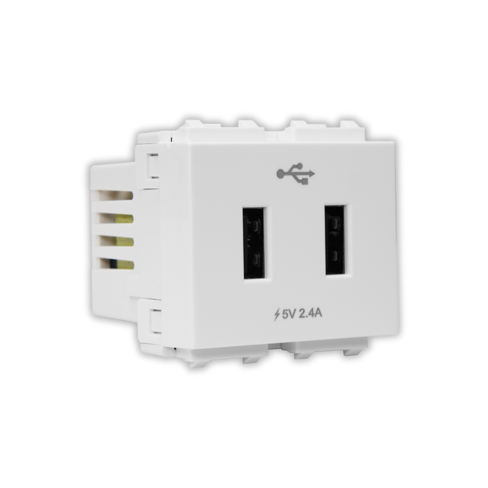 USB Socket 2 Modules 5 V 2.4 A