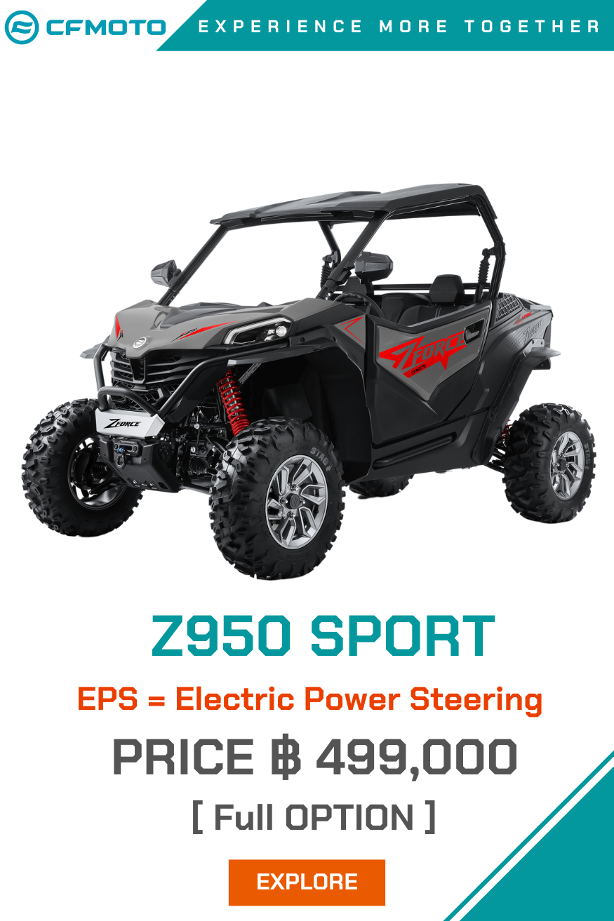 ATV THailand UTV CFMOTO Zforce950 sport