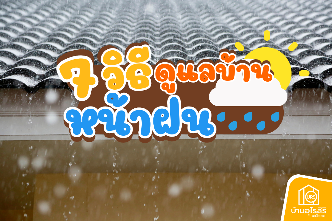 7 เทคนิคดูแลบ้านหน้าฝน