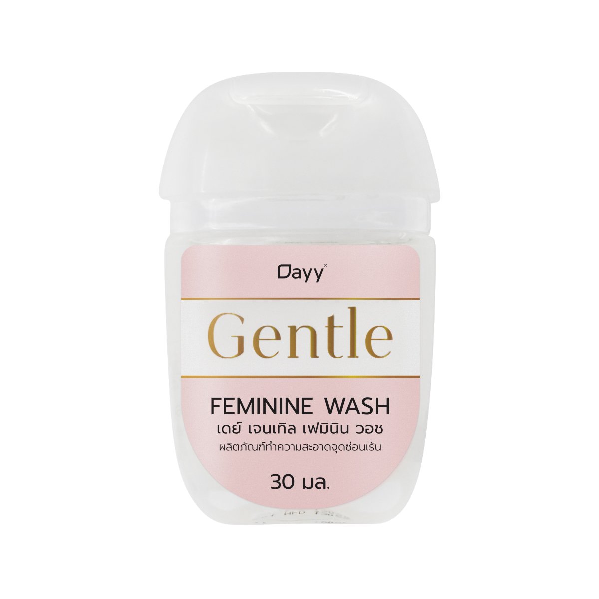 Dayy gentle feminine wash 30 ml. เดย์ เจนเทิล เฟมินิน วอช ผลิตภัณฑ์ทำความสะอาดจุดซ่อนเร้น 30 มล. โดย Khaolaor ขาวละออ