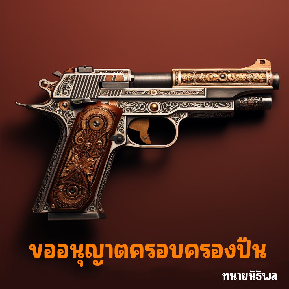 การขอใบอนุญาตครอบครองอาวุธปืน การขอใบอนุญาตครอบครองอาวุธปืน
