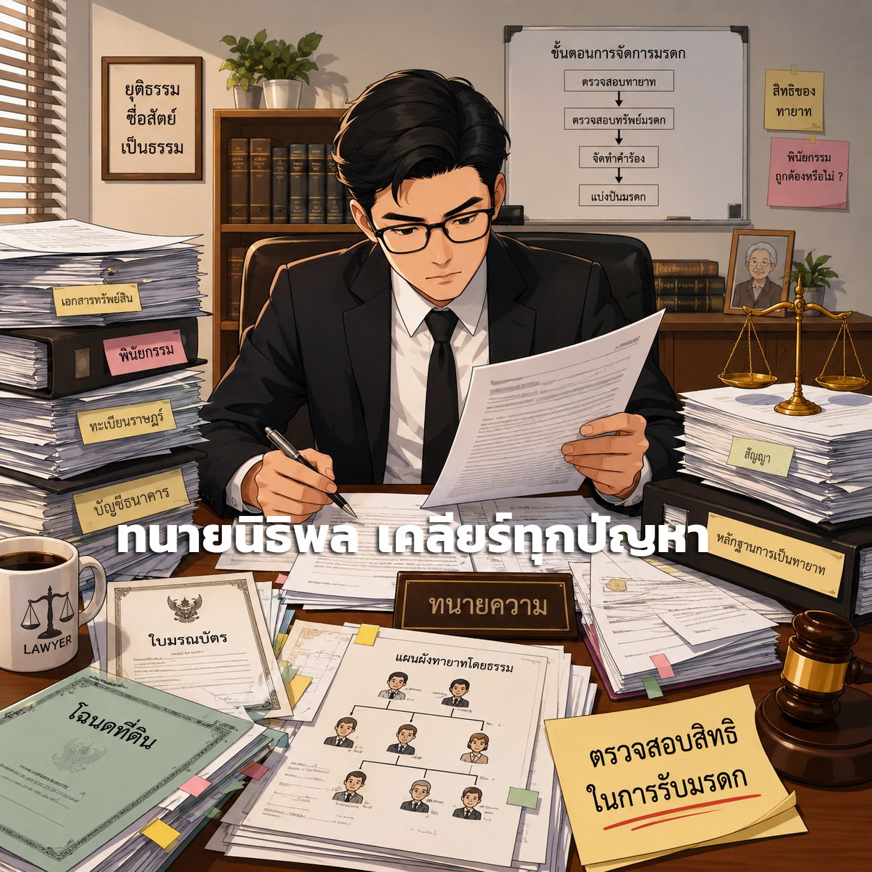 ตรวจสอบสิทธิในการรับมรดก