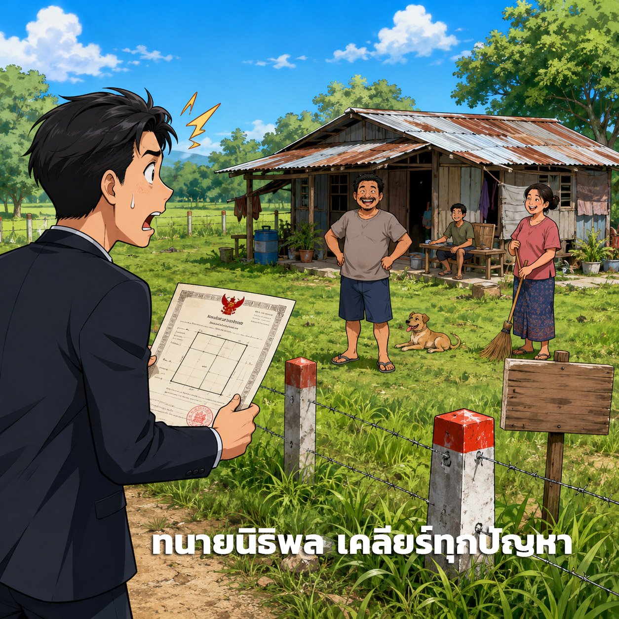 ที่ดินถูกบุกรุก ต้องทำอย่างไร? ปรึกษาทนาย ก่อนเสียสิทธิ