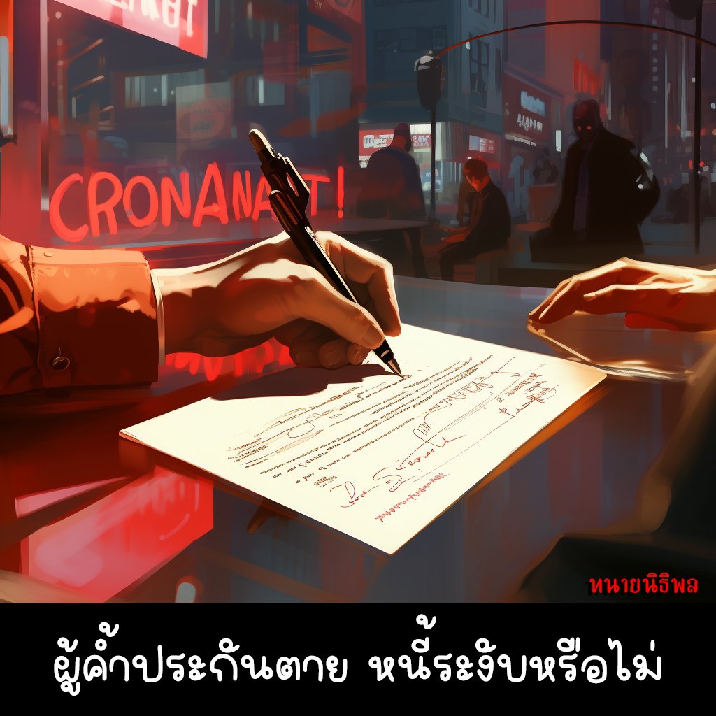 ผู้ค้ำประกันตาย หนี้ก็ไม่ระงับ ใช่หรือไม่ ผู้ค้ำประกันตาย หนี้ก็ไม่ระงับ ใช่หรือไม่