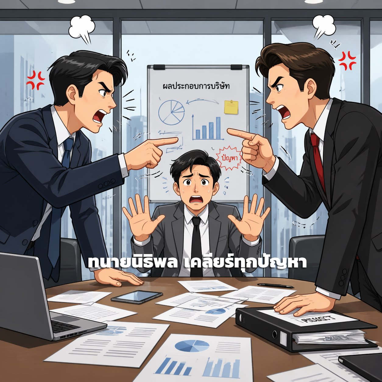 หุ้นส่วนทะเลาะกันในบริษัท ควรแก้อย่างไร