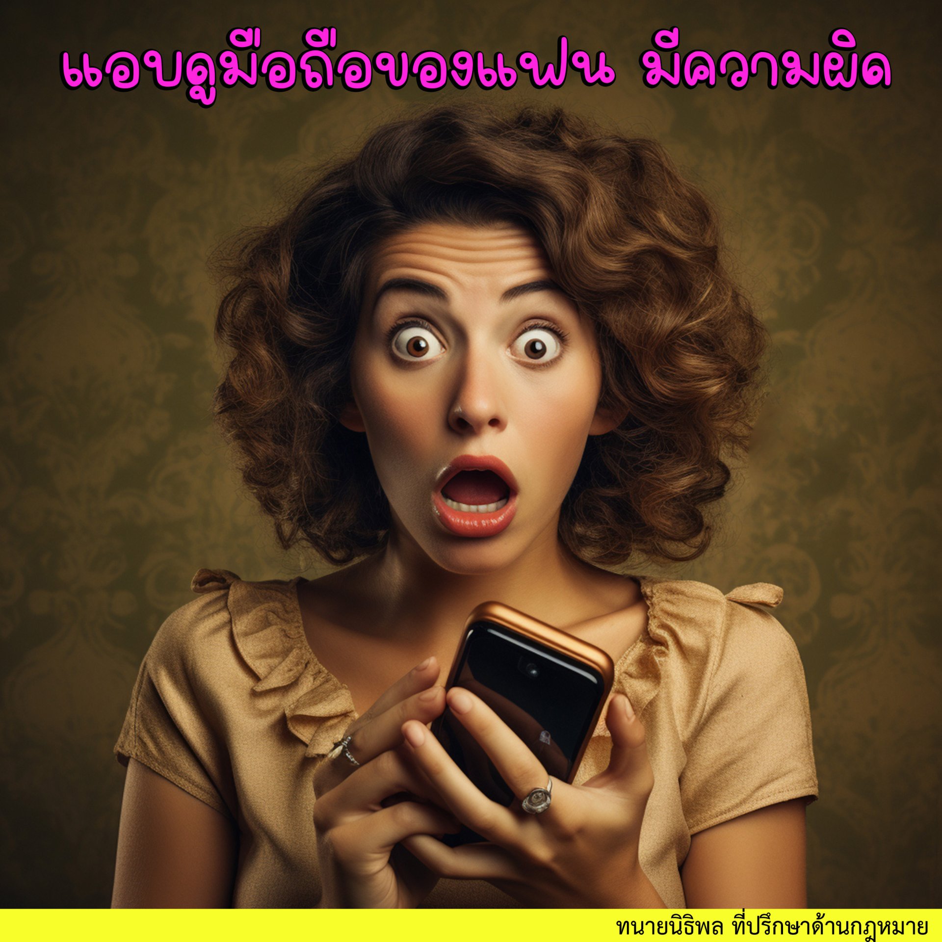 แอบดูมือถือของแฟน ผิด พรบ.คอม มีโทษจำคุก แอบดูมือถือของแฟน ผิด พรบ.คอม มีโทษจำคุก