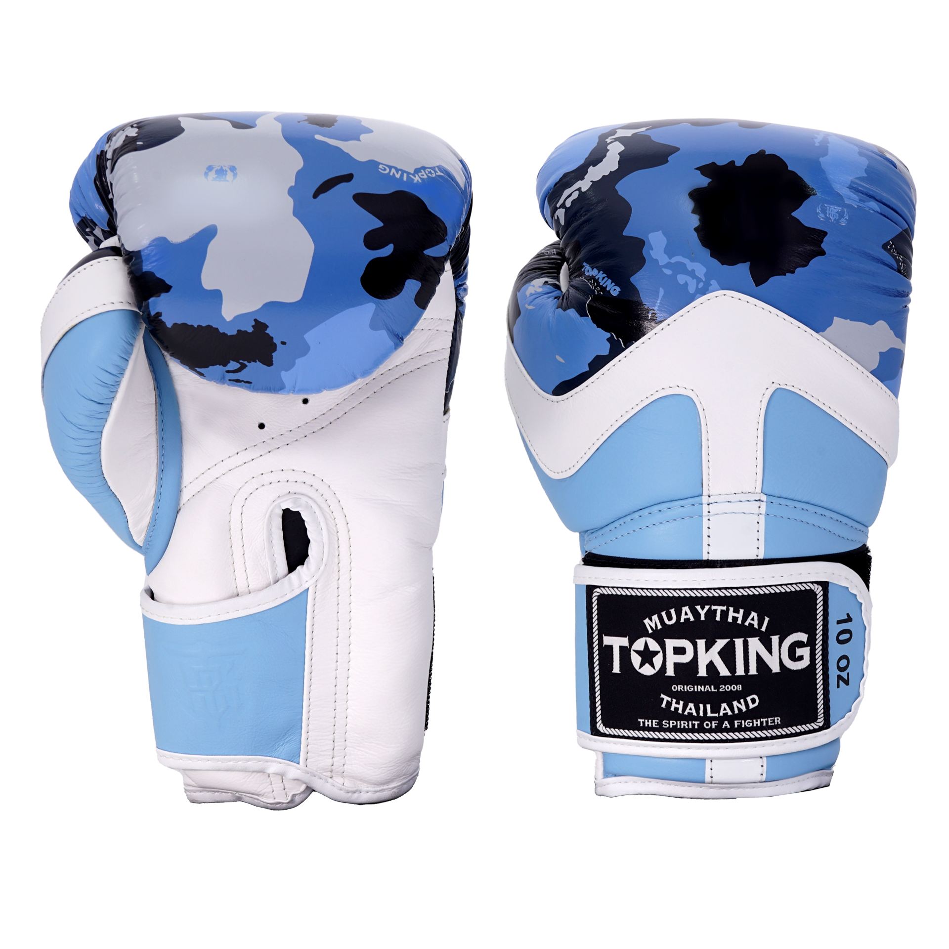 Top King GLOVES CAMOUFLAGE — BLUE