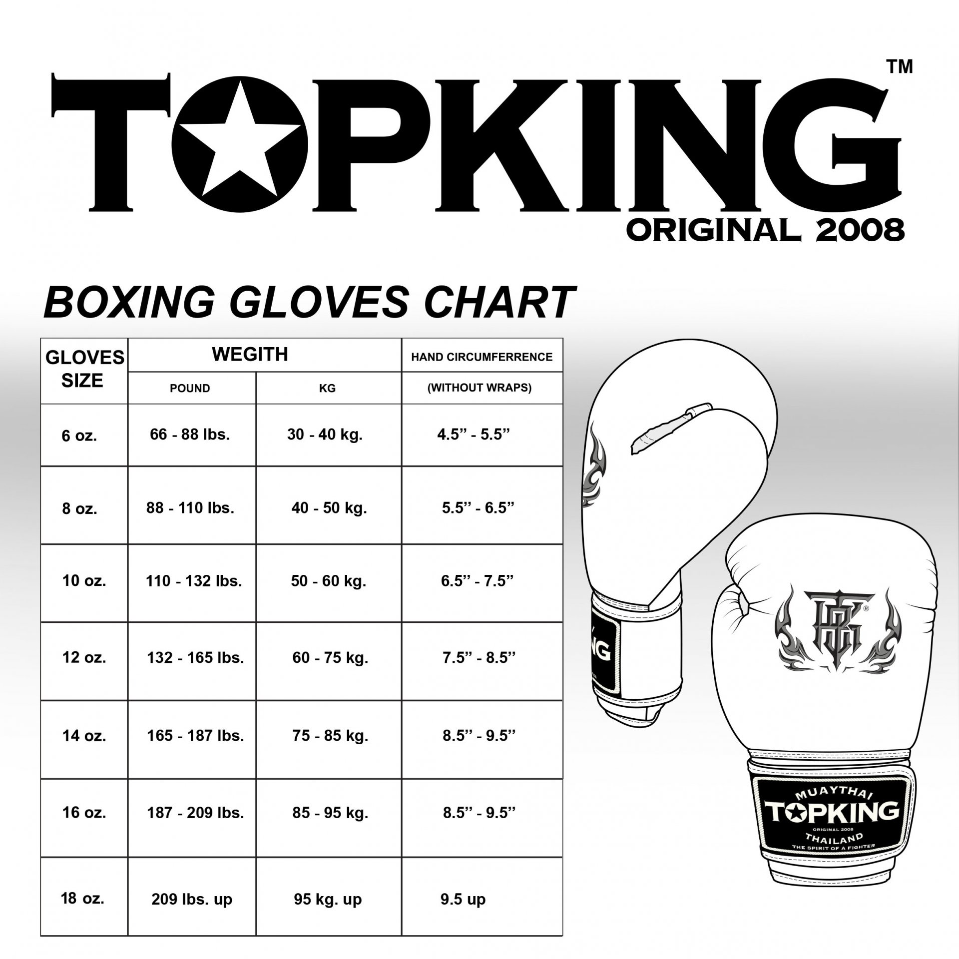TOPKING GLOVES THAI CULTURE (SEMI LEATHER) - topkingboxing